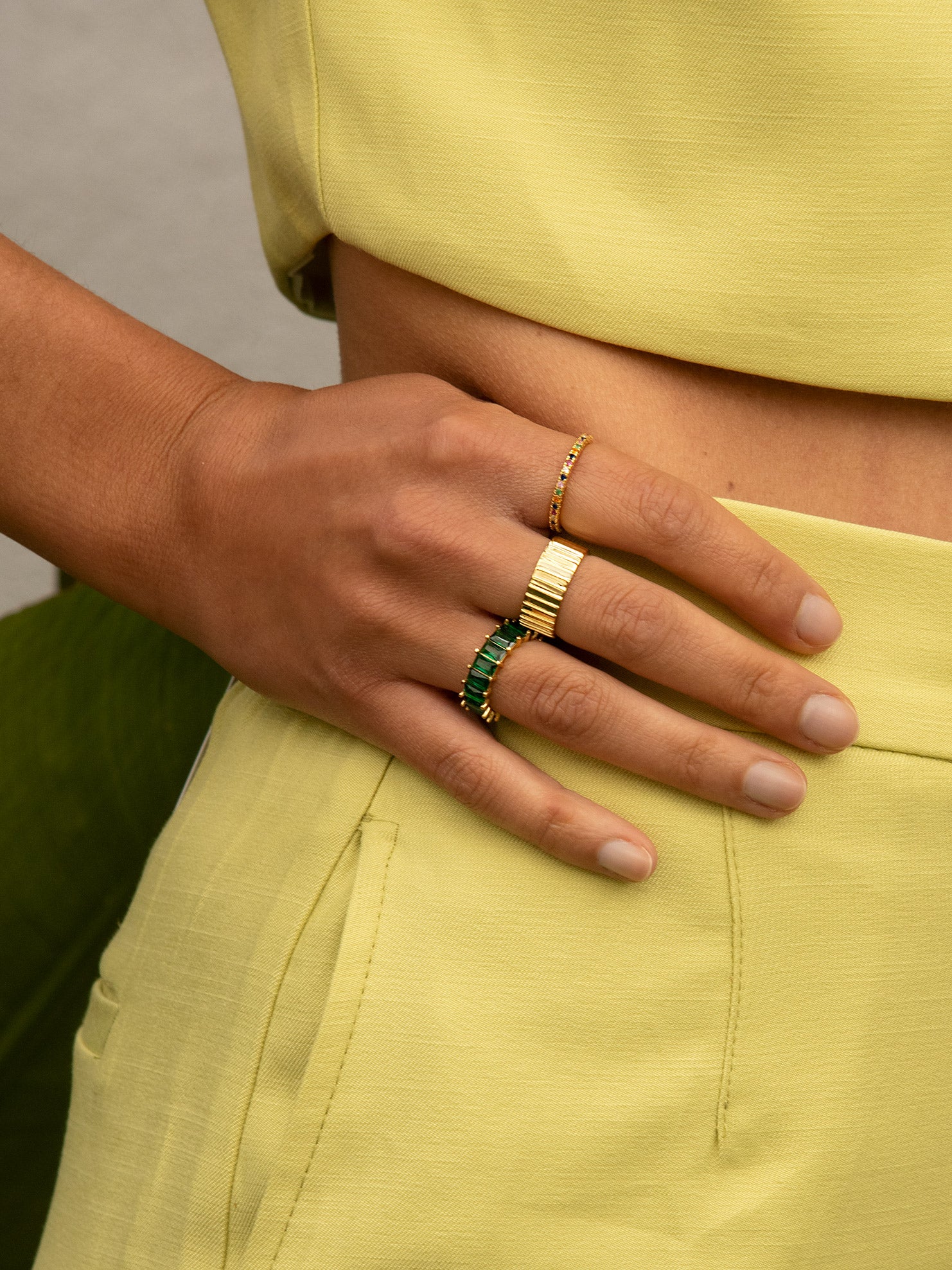 Stacking Rainbow Ring